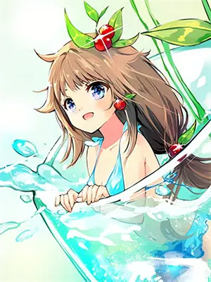 九岁小女孩在少年宫去画画展览