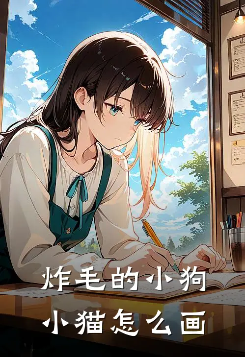 炸毛的小狗小猫怎么画